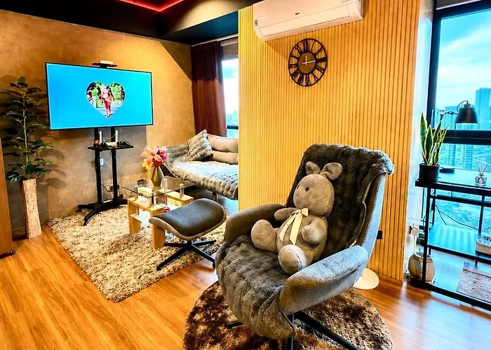 Appartamento 44sqm Modern Luxe View, Short Walk To Malls With 400mbps Wifi Manila