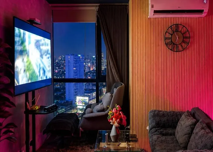 44sqm Modern Luxe View, Short Walk To Malls With 400mbps Wifi Appartamento Manila